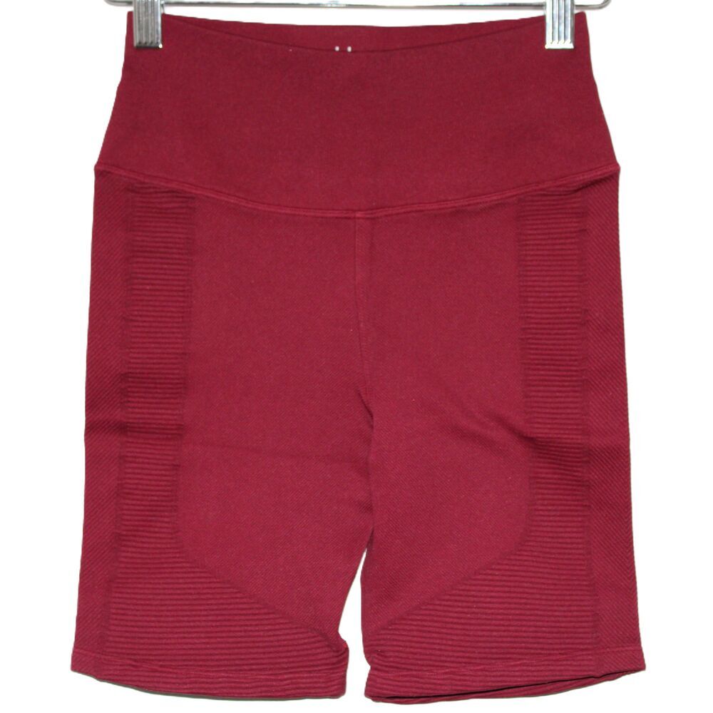 Womens SoulCycle NUX One by One Bike Short Red Athletic Shorts Size XS NWOT